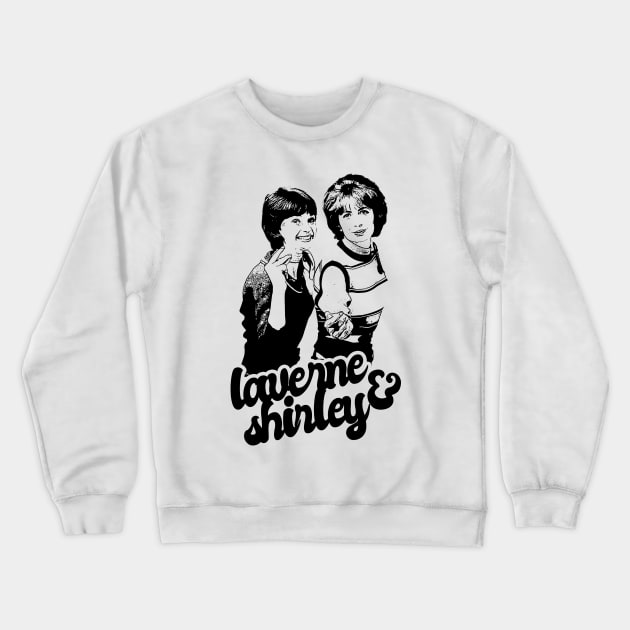 Laverne and Shirley Style Classic Crewneck Sweatshirt by Hand And Finger